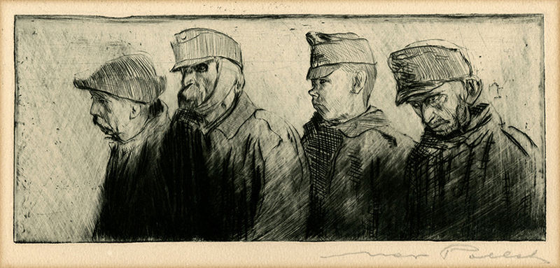 Wounded Soldiers by Max Pollak