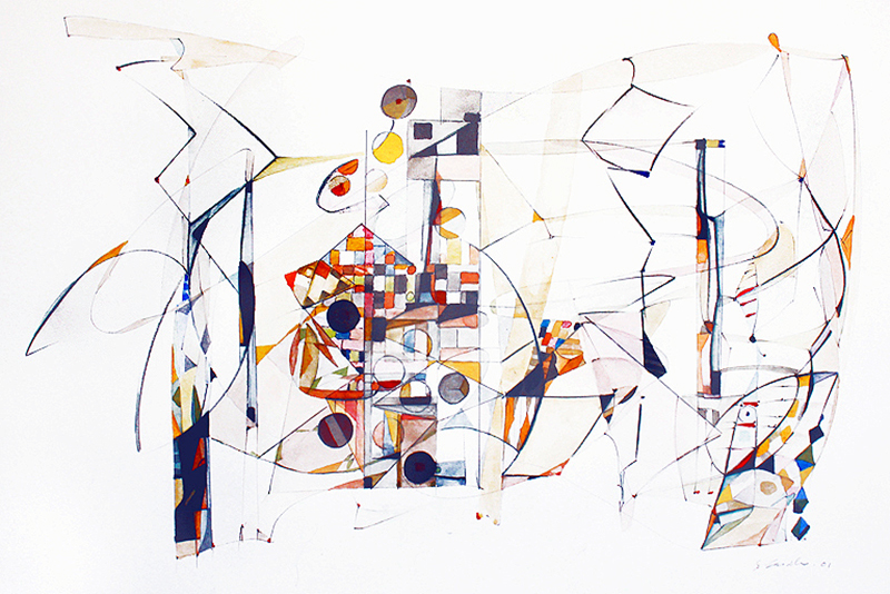 Untitled abstraction by Doris Seidler