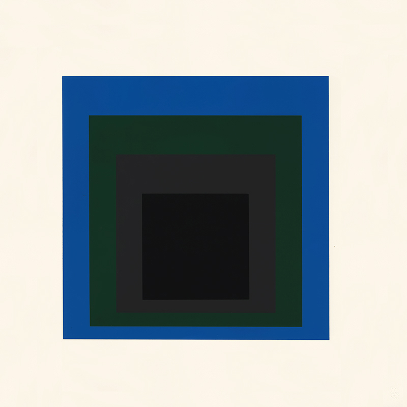 Porta Negra - Pl. 5 from Soft Edge - Hard Edge (Homage to the Square series) by Josef Albers