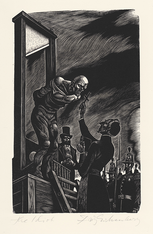 Watching An Execution - from The Idiot, by Dostoevsky by Fritz Eichenberg