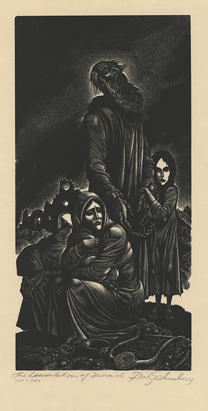 The Lamentation of Jeremiah by Fritz Eichenberg