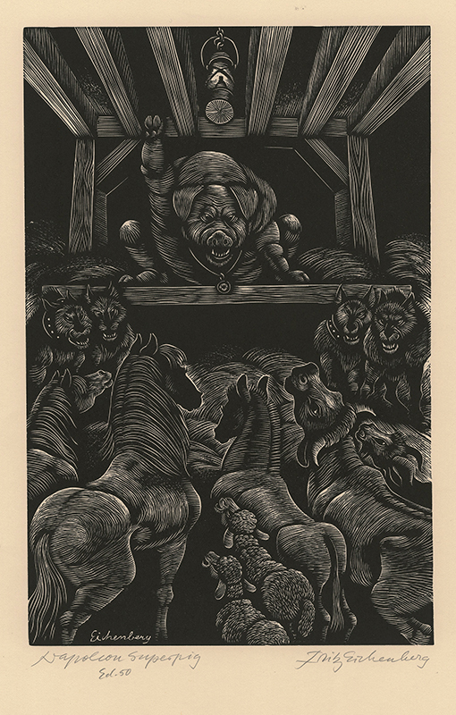 Napoleon Superpig by Fritz Eichenberg