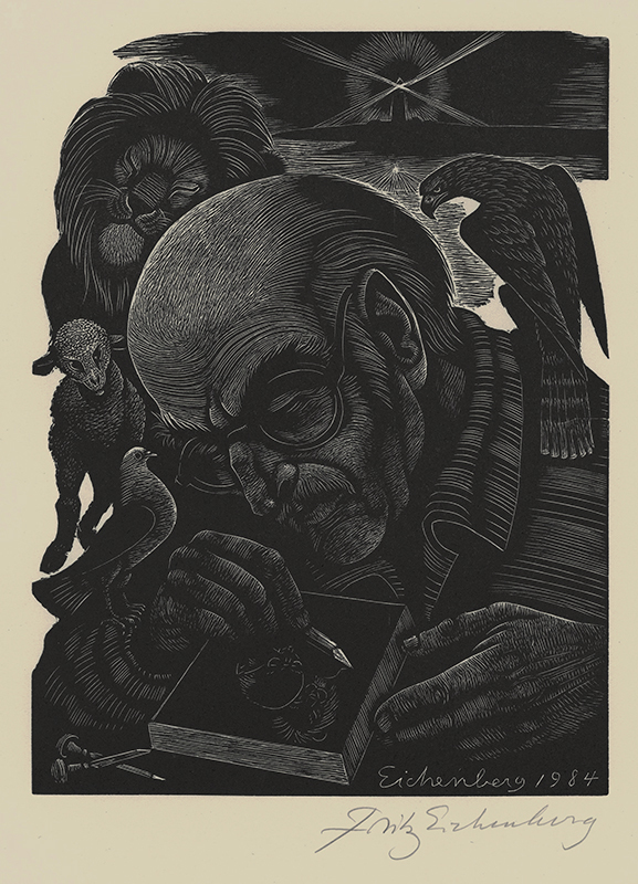 Self Portrait by Fritz Eichenberg