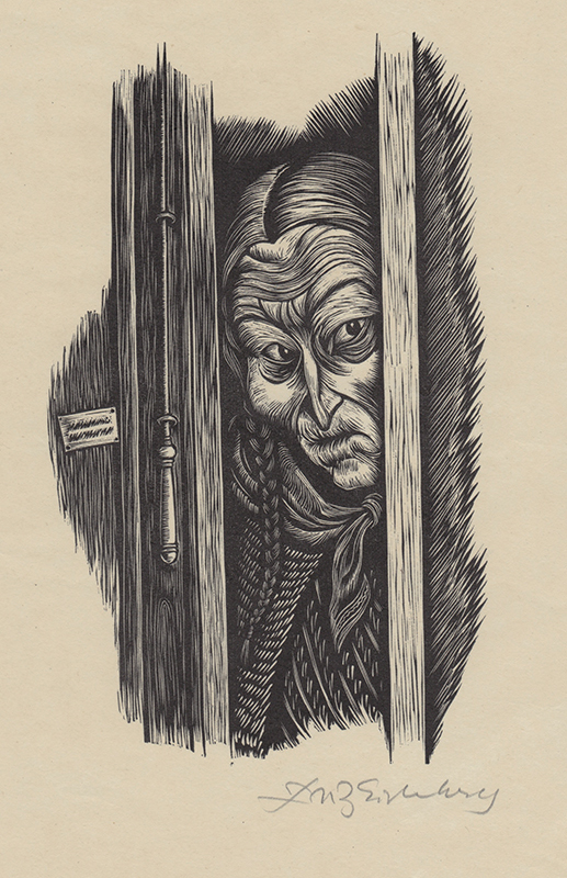 (Crime and Punishment) by Fritz Eichenberg