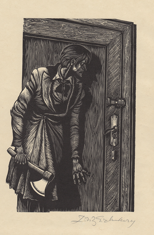 Before the Murder (Crime and Punishment) by Fritz Eichenberg