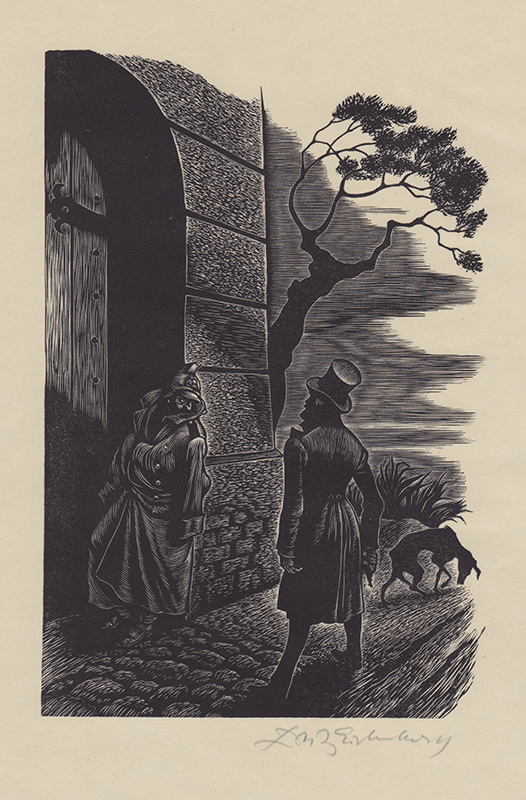 Before the Suicide (Crime and Punishment) by Fritz Eichenberg