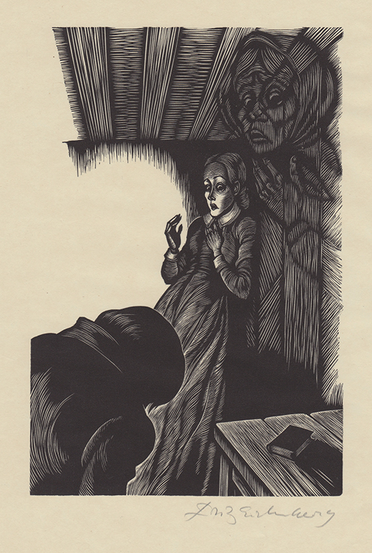 The Confession, Chapter 4, Dostoevskys Crime and Punishment by Fritz Eichenberg