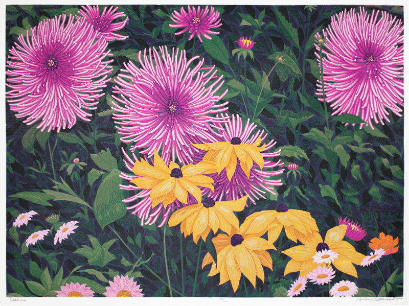 Dahlias by Gordon Louis Mortensen