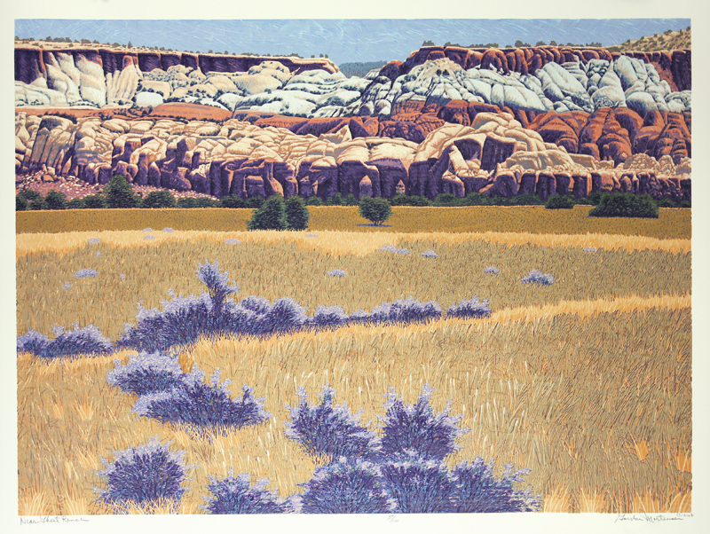 Near Ghost Ranch by Gordon Louis Mortensen Annex Galleries Fine Prints