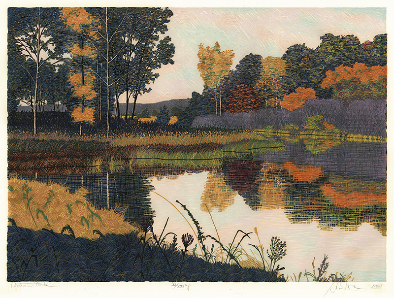 Autumn Pond by Gordon Louis Mortensen