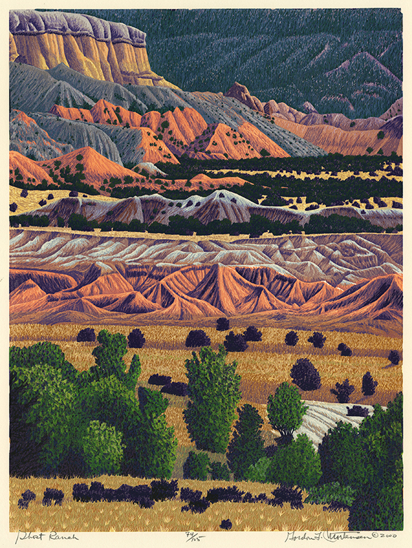 Ghost Ranch by Gordon Louis Mortensen Annex Galleries Fine Prints