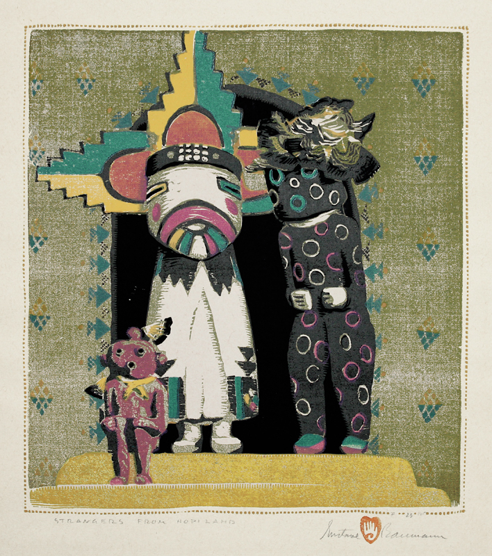 Strangers From Hopiland by Gustave Baumann