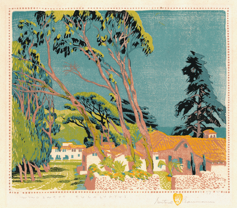 Windswept Eucalyptus by Gustave Baumann
