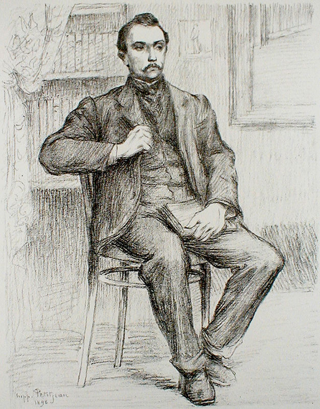 Maurice Maeterlinck by Hippolyte Petitjean