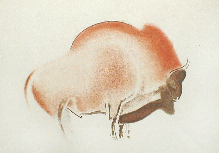 (Standing Bull Cave Drawing) by John William Winkler