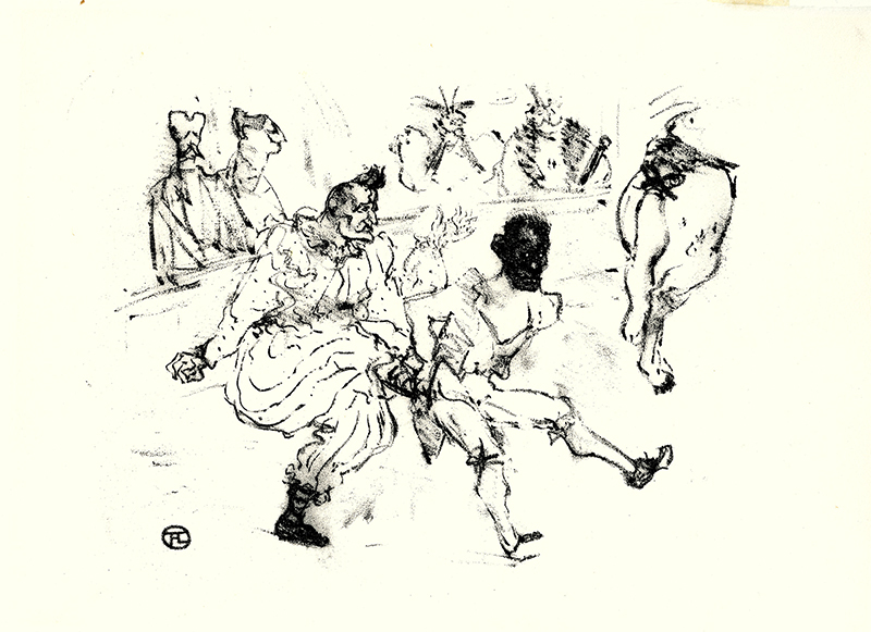 Footit et Chocolat by Henri de Toulouse-Lautrec