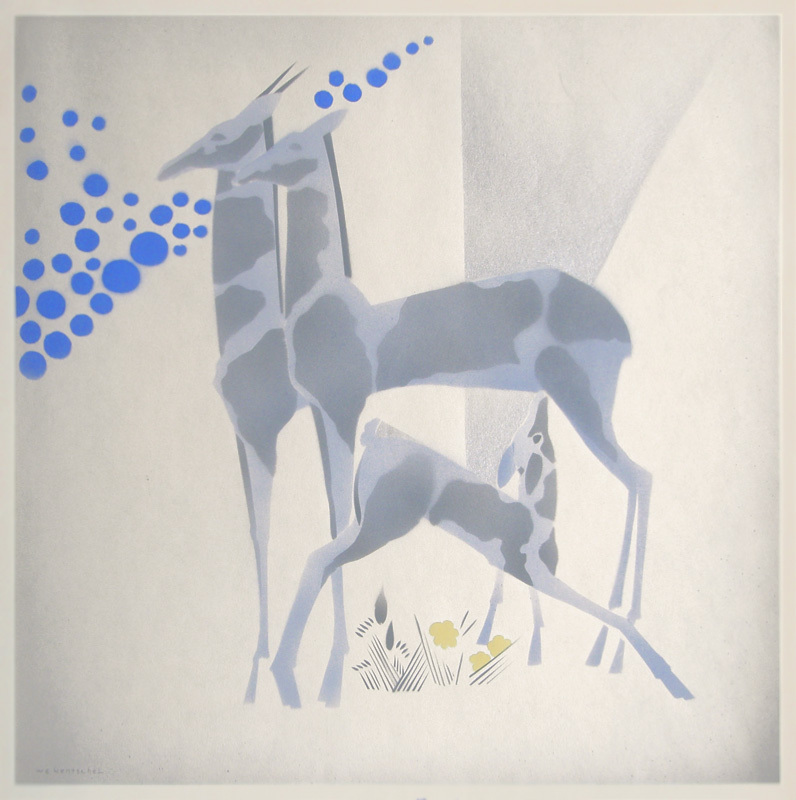 (family of gazelles) by William Ernst Hentschel