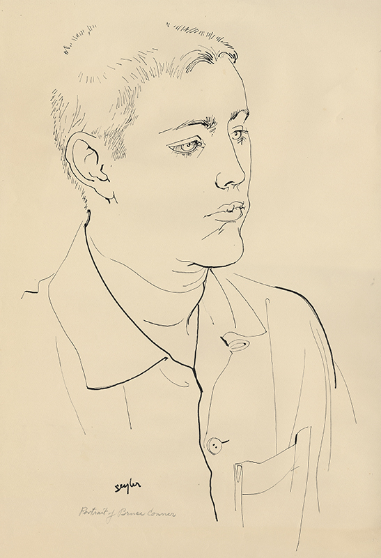 Portrait of Bruce Connor [bust] by David Warren Seyler