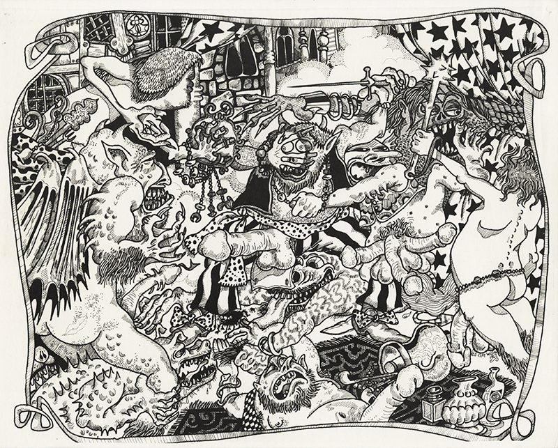 Twenty Drawings  (Deluxe Portfolio) by S. Clay Wilson