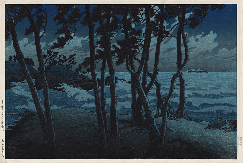 Hinomisaki, Izumo - from Souvenirs of Travel, Third Series by Kawase Hasui