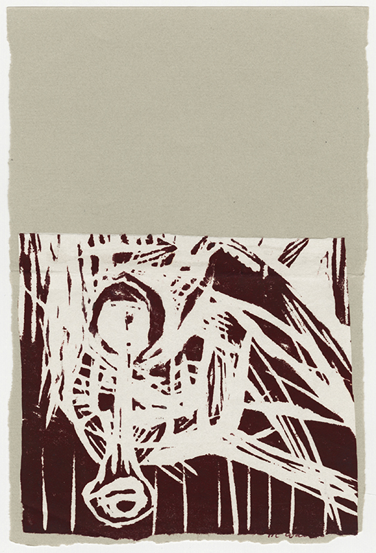 (Greeting card with handwritten poem in interior) by Margarete Ann Walters