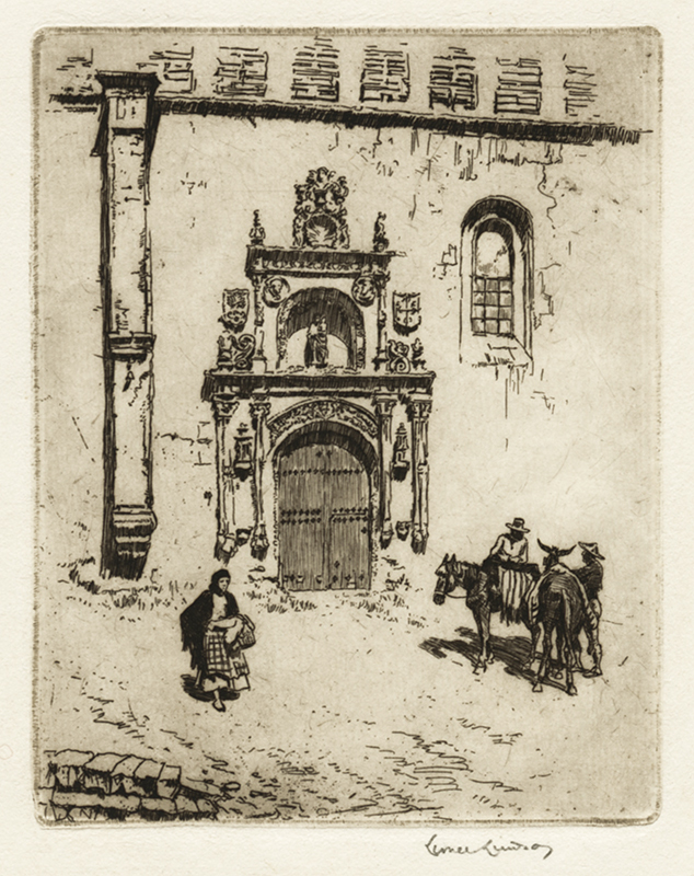 Doorway of Las Duenas by Lionel Arthur Lindsay