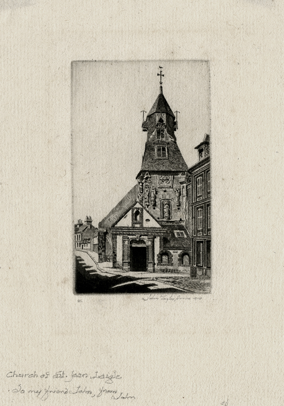 Church of Saint Jean, Laigle, Orn by John Taylor Arms
