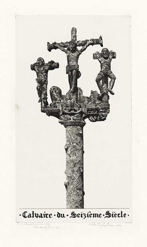 A Breton Calvary (also known as  Calvaire du Seizieme Siecle) by John Taylor Arms