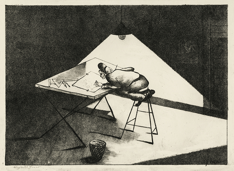 The Draftsman by Elizabeth de Gebele Ginno