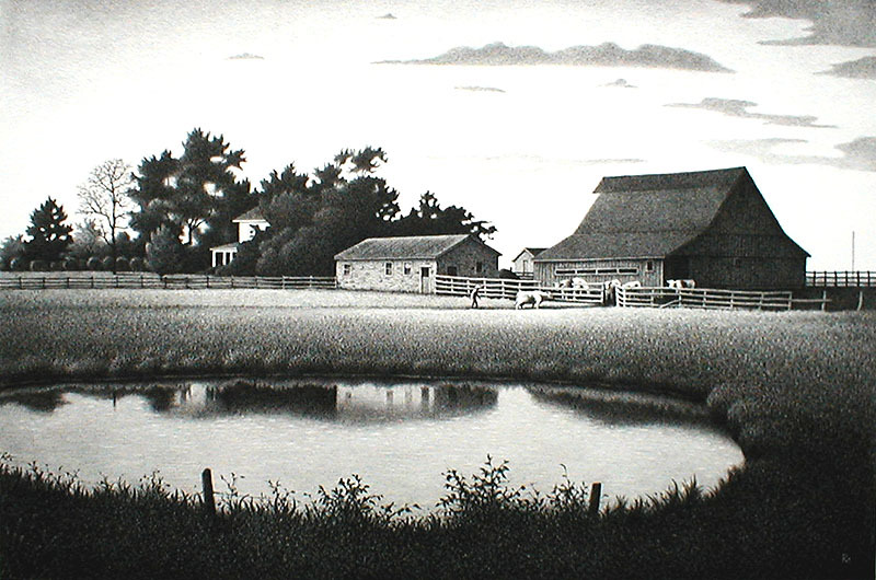 Spring-Fed Pond by Roger Medearis
