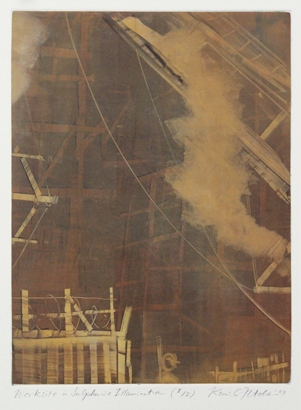 Worksite in Sulphuric Illumination by Kevin Fletcher