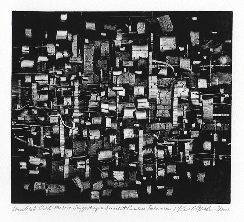 Unsettled Grid Matrix Suggesting a Somewhat Careless Technician by Kevin Fletcher