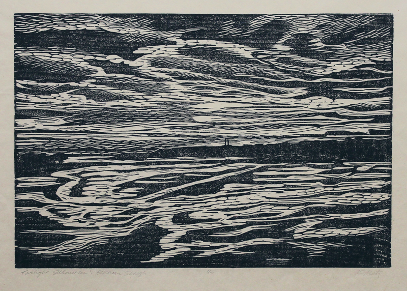 Twilight Silhouettes, Elkhorn Slough by Kathryn Metz