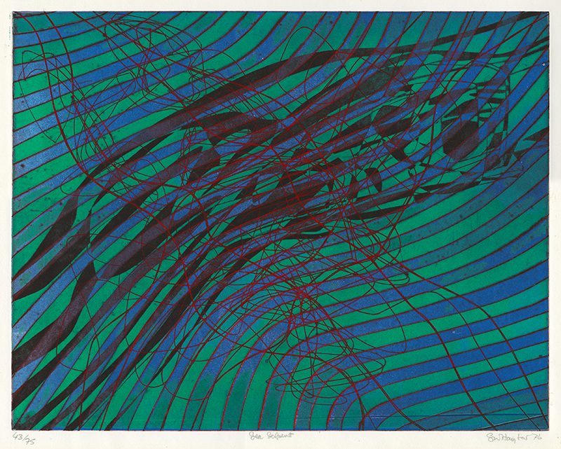 Sea Serpent by Stanley William Hayter