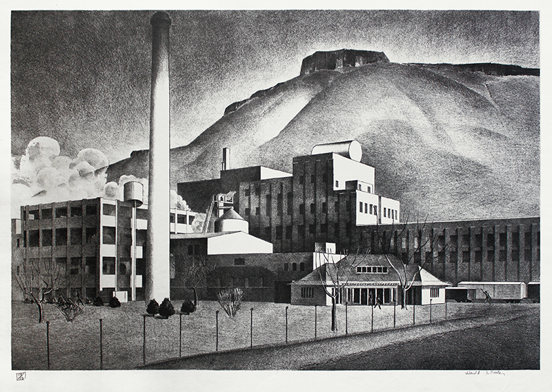 Low Winter Light, Coors, Denver by Harold Emerson Keeler
