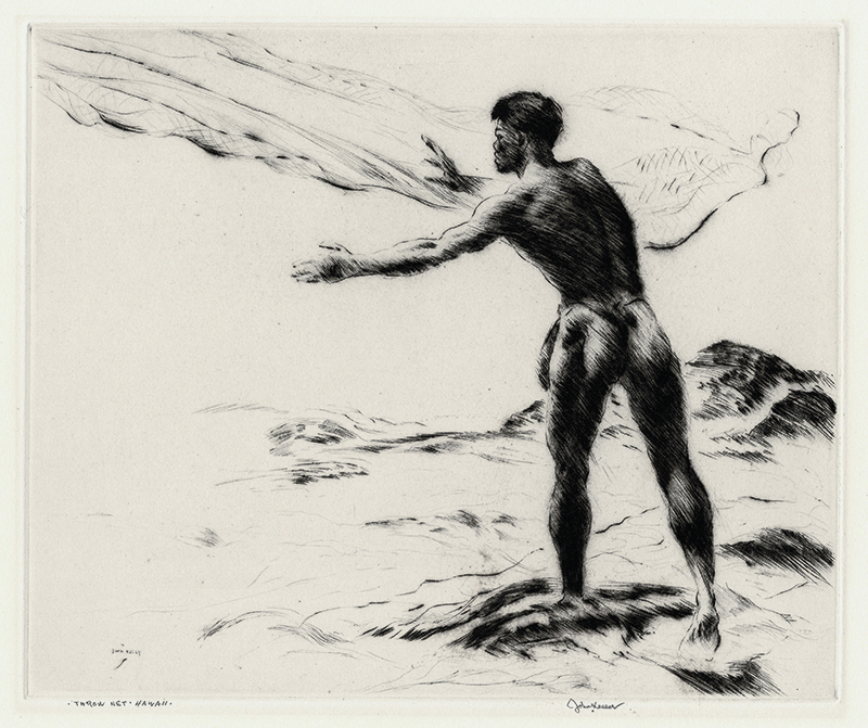 Throw Net, Hawaii by John Melville Kelly