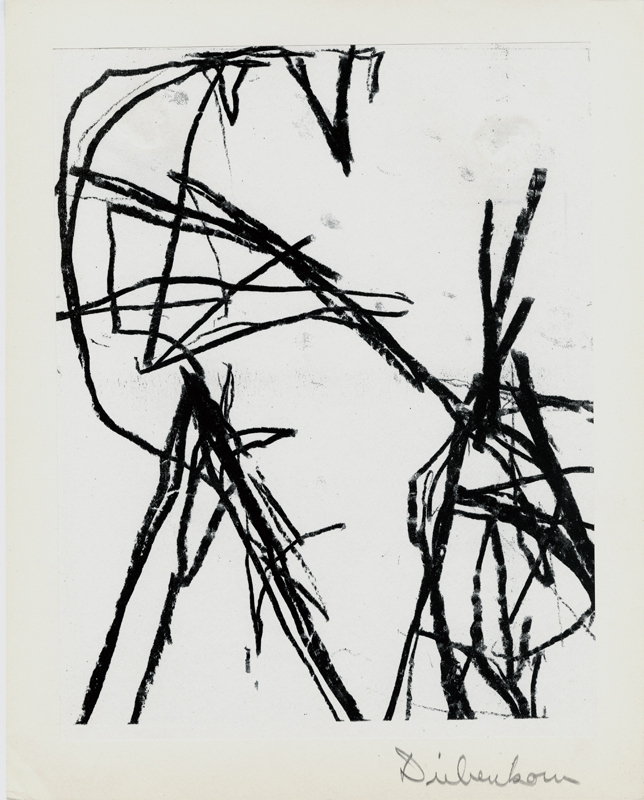 Untitled from Drawings portfolio by Richard Diebenkorn