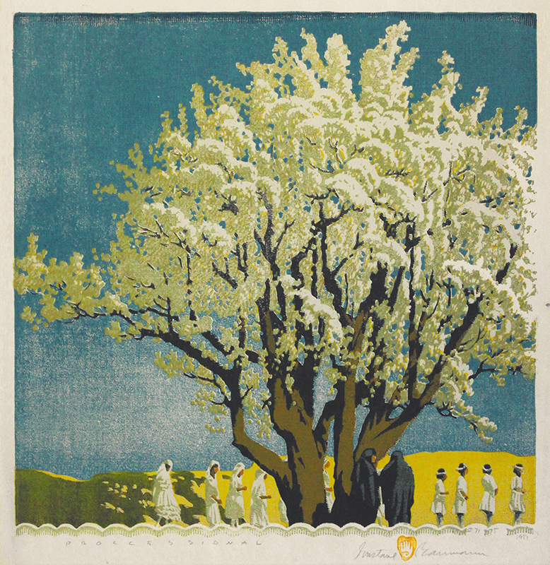 Processional by Gustave Baumann