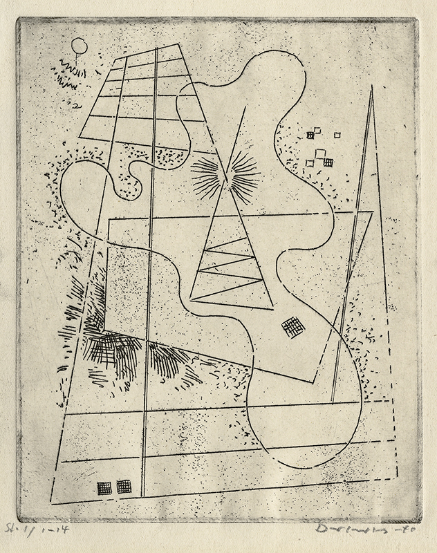 Upright Curved Form Abstraction by Werner Drewes