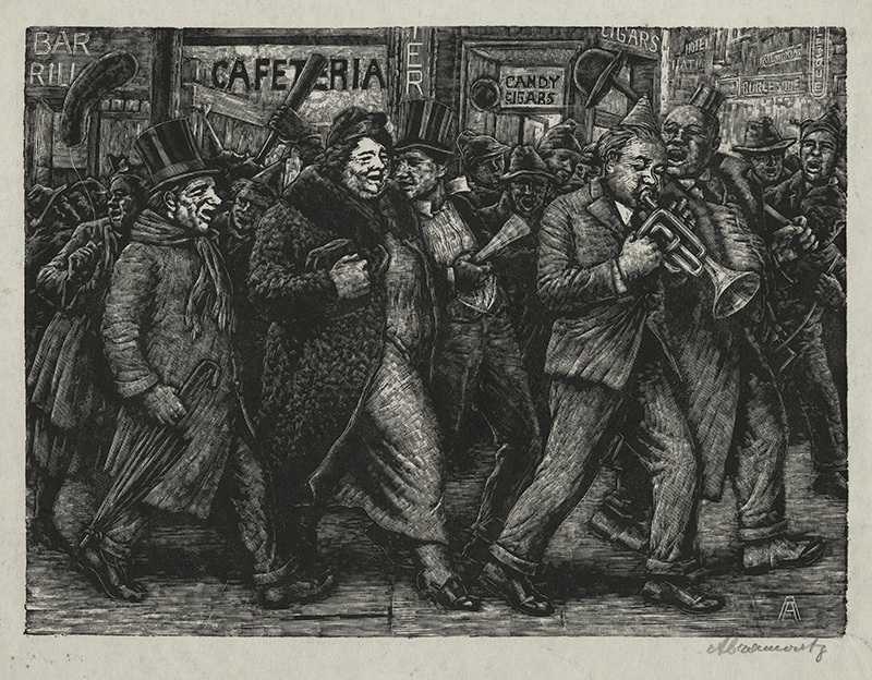 New Years Eve by Albert Abramovitz