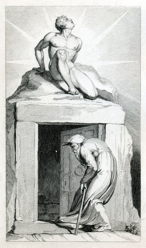 Death's Door The Grave William Blake Engravings Fine Art Print 