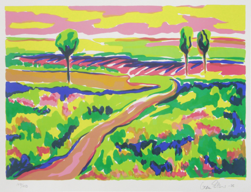 Untitled (sunny landscape) by Gorm Eriksen