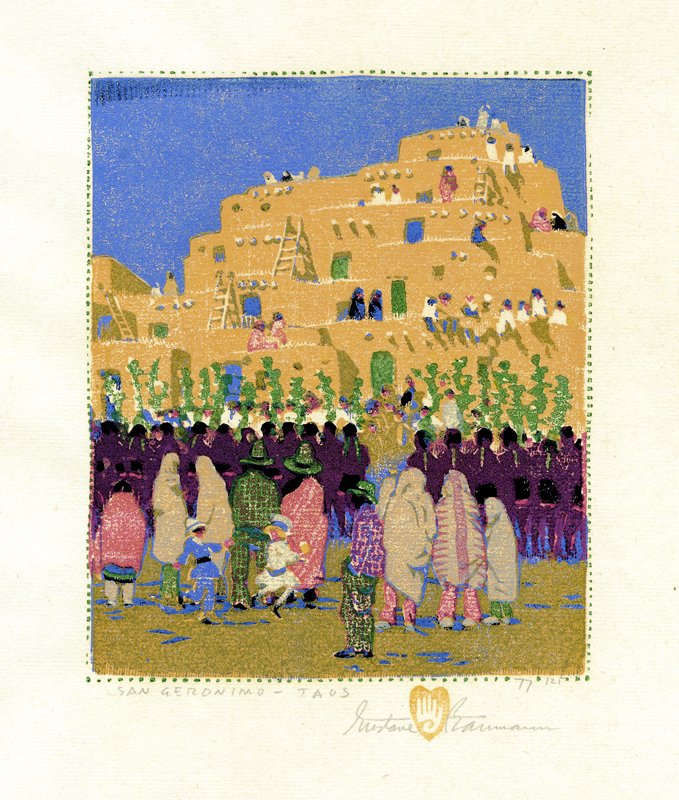 San GeronimoTaos by Gustave Baumann Annex Galleries Fine Prints