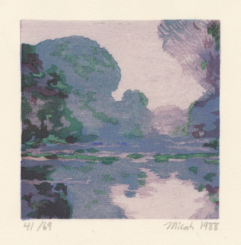 Homage to Monet - Seven Fragments of Compositions by Claude Monet by Micah Schwaberow