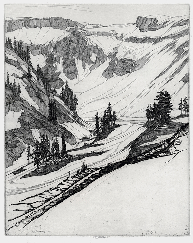 Snowfields by Roi George Partridge