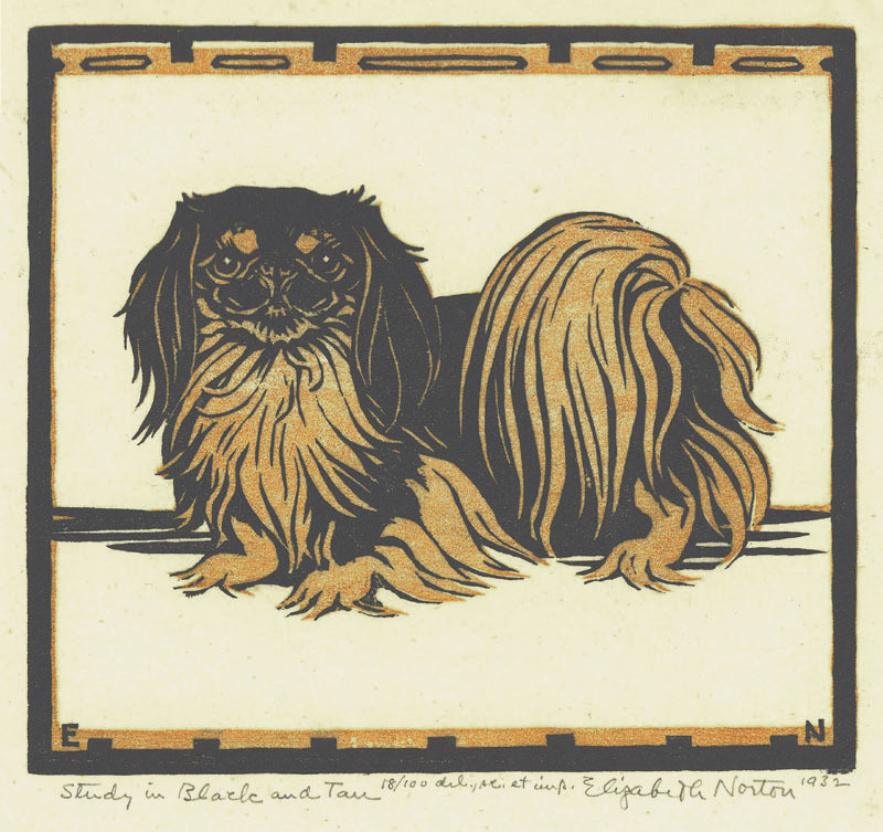 Study in Black and Tan by Elizabeth Norton