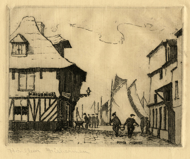 Honfleur Fishermen by Oliver Milburn