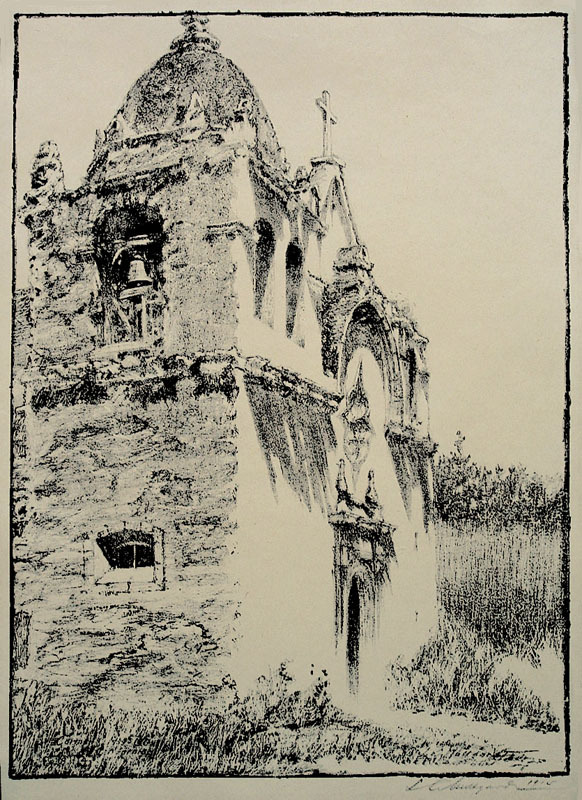 Carmel Mission-Carmel-by-the Sea by Louis Christian Mullgardt