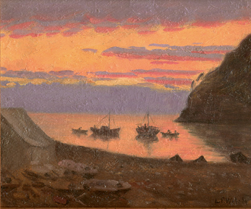 (Frys Harbor, Santa Cruz Island) by Ludmilla Pilat Welch