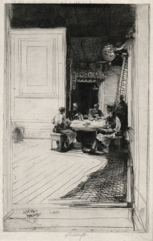 Chinese Card Players by John William Winkler